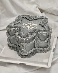🥳Star pop cake.