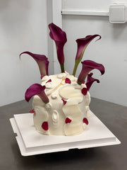 Dome cake ( fleurs de saison)