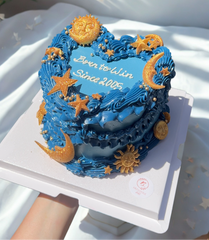 Moon and Stars Cake ✨🌙