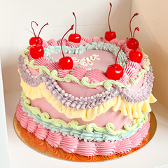 Vintage Multicolor Cake.
