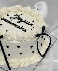 Vintage Cake petit cœurs