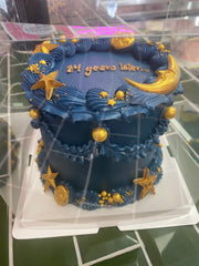 🥳Moon and Stars Cake ✨🌙.